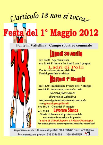 PONTE in Valtellina festeggia il primo maggio con STILE