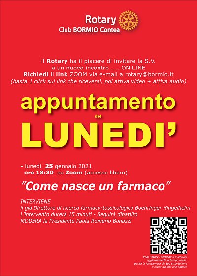 LUNEDI col ROTARY - Piero Schiantarelli