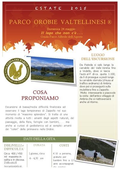 Il lago che non c’  immerso nel Parco Orobie Valtellinesi 