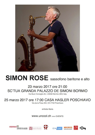 Concerto di Simon Rose a POSCHIAVO e a BORMIO  