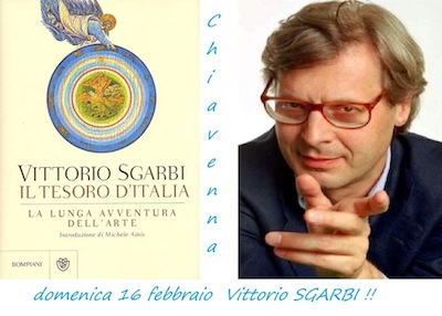 Vittorio Sgarbi a CHIAVENNA