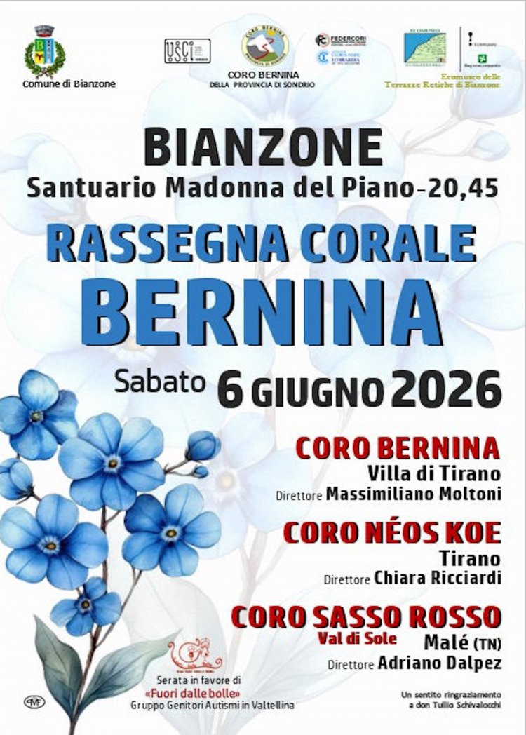 La Rassegna Corale Bernina a Bianzone